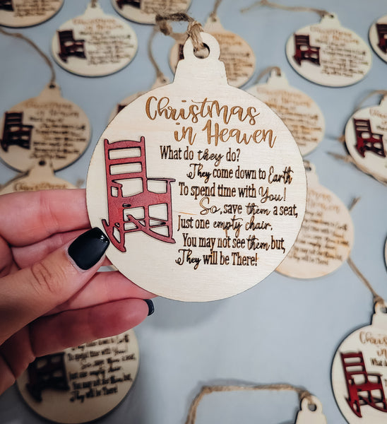 Christmas in Heaven Ornament