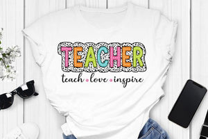 Teacher Dots love inspire