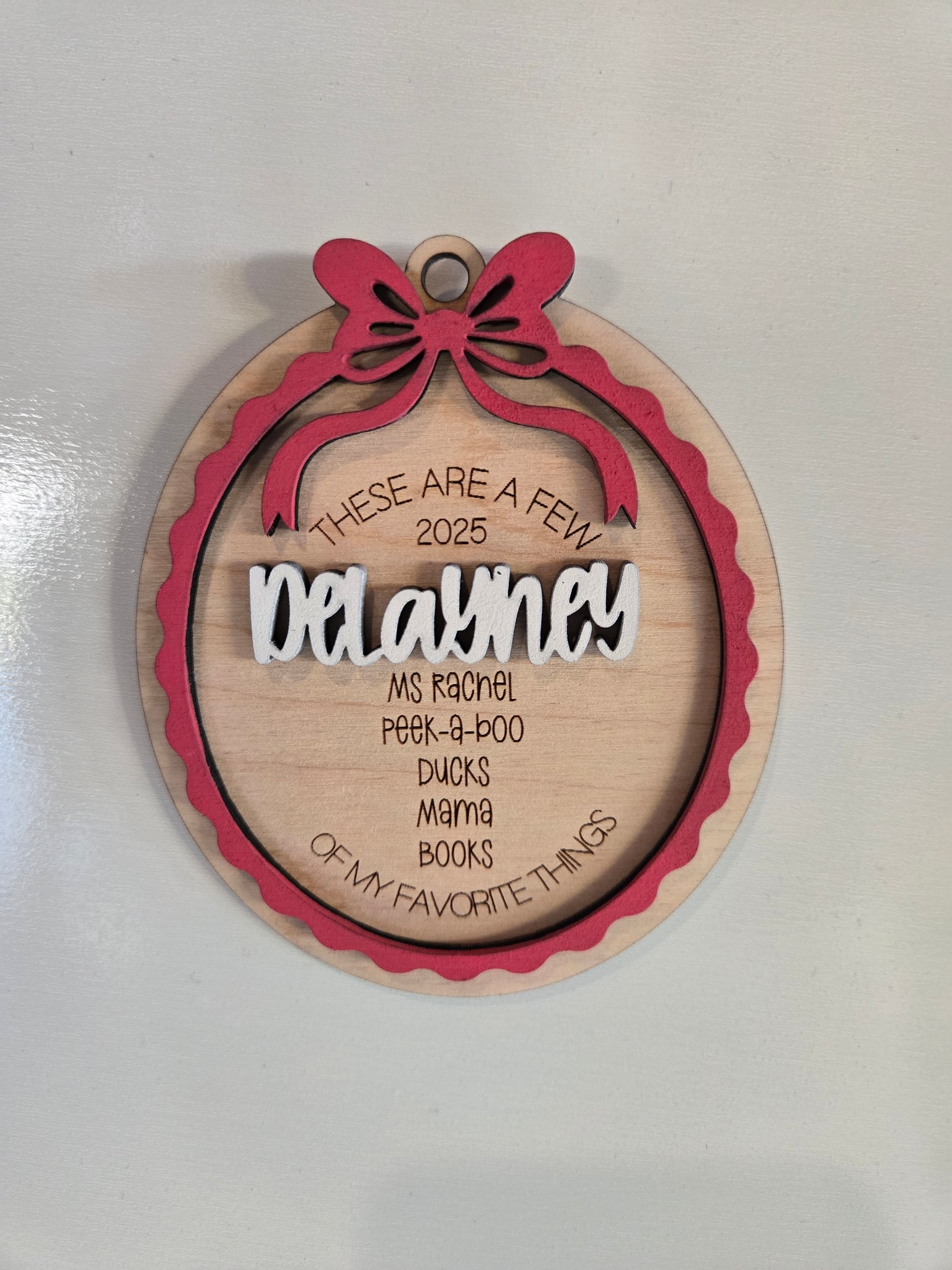 These are a few of my favorite things Ornament