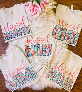 Blessed Custom Mother's Day Tee