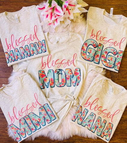 Blessed Custom Mother's Day Tee