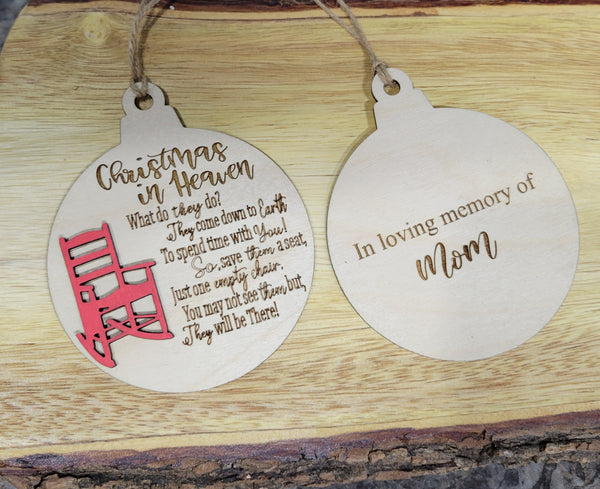 Christmas in Heaven Ornament