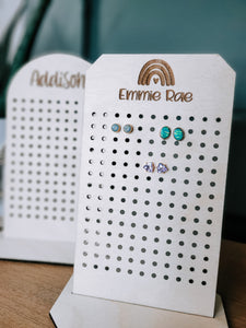 Personalized Earring Holder