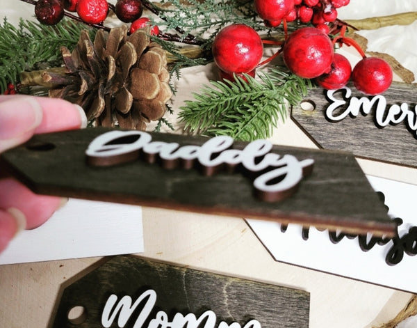 Personalized Stocking Tag