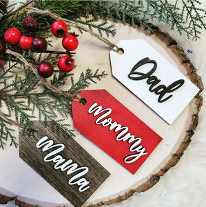 Personalized Stocking Tag